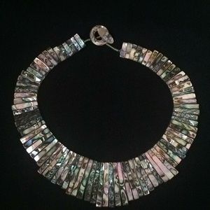 Abalone shell necklace